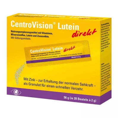 Centrovision Lutein direkte granulat, 28 stk