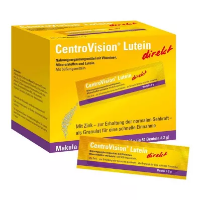 Centrovision Lutein direkte granulat, 84 stk Centrovision Lutein direkte granulat, 84 stk