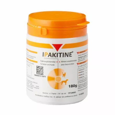 Ipakitin tilskuddsfôrpulver for hunder/katter, 180 g