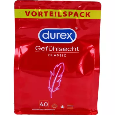 DUREX Sensitive gossamer-kondomer, 40 stk