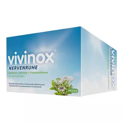 vivinox® nerve calm beroligende tabletter for rastløshet og problemer med å sovne, 100 stk vivinox® nerve calm beroligende tabletter for rastløshet og problemer med å sovne, 100 stk