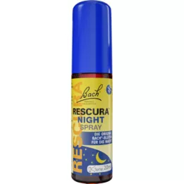 BACHBLÜTEN Original Rescura Night Spray uten alkohol, 20 ml