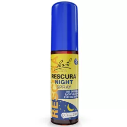 BACHBLÜTEN Original Rescura Night Spray uten alkohol, 20 ml