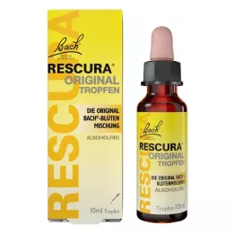 BACHBLÜTEN Original Rescura-dråper uten alkohol, 10 ml