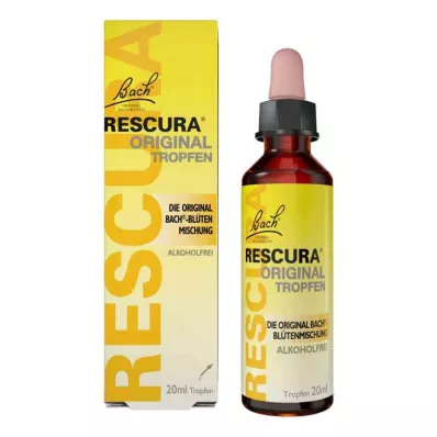 Bach-blomster originale Rescura-dråper alkoholfrie (20 ml) Bach-blomster originale Rescura-dråper alkoholfrie (20 ml)