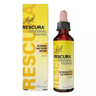 Bach Flower Original Rescura dråper med alkohol, 20 ml