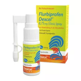 Flurbiprofen Dexcel 8,75 mg / doseringsspray munnhule, 15 ml