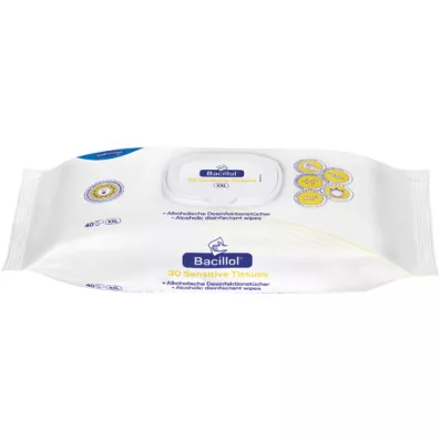 BACILLOL 30 Sensitive Tissues Flow-Pack, 40 stk BACILLOL 30 Sensitive Tissues Flow-Pack, 40 stk