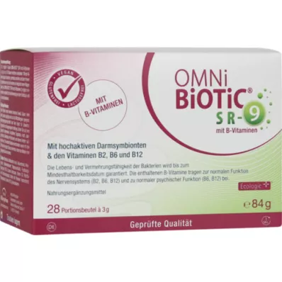 OMNI BiOTiC SR-9 med B-vitaminer poser a 3g, 28X3 g