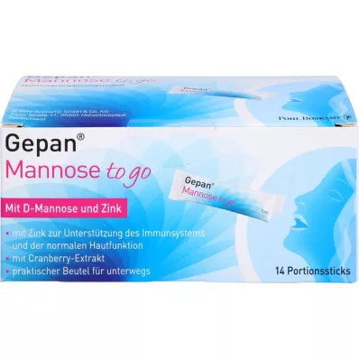 GEPAN Mannose to go Oral oppløsning, 14X5 ml