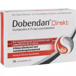 DOBENDAN Direct Flurbiprofen 8,75 mg sugetablett, 36 stk