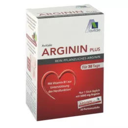 ARGININ PLUS Sticks med vitamin B1+B6+B12+Folsyre, 30X5,9 g