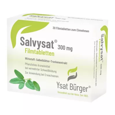 SALVYSAT 300 mg filmdrasjerte tabletter, 30 stk SALVYSAT 300 mg filmdrasjerte tabletter, 30 stk