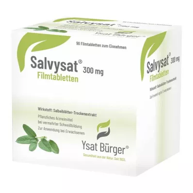 SALVYSAT 300 mg filmdrasjerte tabletter, 90 stk SALVYSAT 300 mg filmdrasjerte tabletter, 90 stk