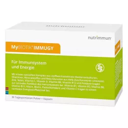 MYBIOTIK IMMUGY Kombinasjonspakning 30x2 g+60 kapsler, 1 stk