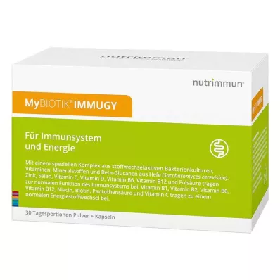 MYBIOTIK IMMUGY Kombinasjonspakning 30x2 g+60 kapsler, 1 stk MYBIOTIK IMMUGY Kombinasjonspakning 30x2 g+60 kapsler, 1 stk