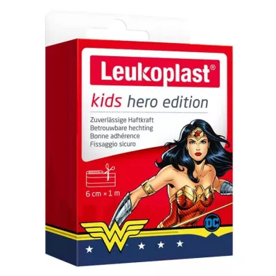 LEUKOPLAST barnegips helt Wonder Woman 6 cmx1m, 1 stk