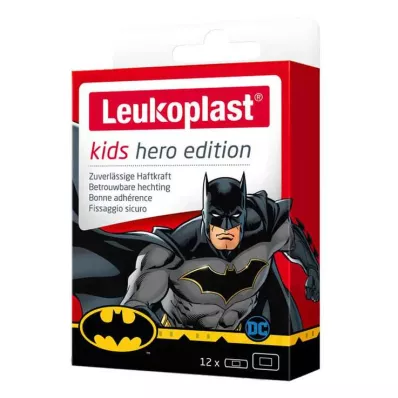 Leukoplast kids strips hero Batman mix, 12 stk Leukoplast kids strips hero Batman mix, 12 stk