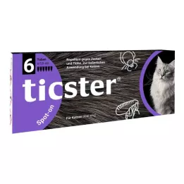TICSTER Spot-on væske til katter 4-8 kg, 6X0,8 ml