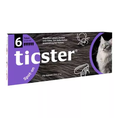 TICSTER Spot-on væske til katter 4-8 kg, 6X0,8 ml TICSTER Spot-on væske til katter 4-8 kg, 6X0,8 ml