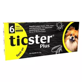 TICSTER Plus spot-on væske for hund opp til 4 kg, 6X0,48 ml