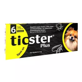 TICSTER Plus spot-on væske for hund opp til 4 kg, 6X0,48 ml