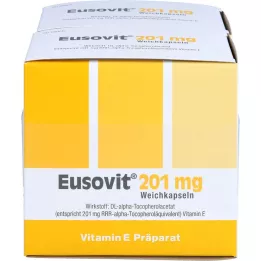 EUSOVIT 201 mg myke kapsler, 180 stk