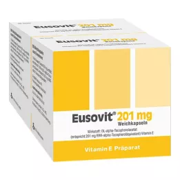 EUSOVIT 201 mg myke kapsler, 180 stk