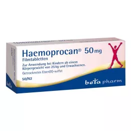 Haemoprocan 50 mg filmdrasjerte tabletter (50 stk)