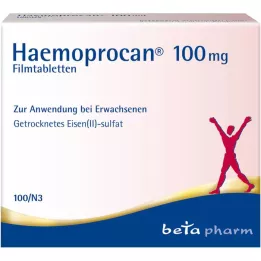 HAEMOPROCAN 100 mg filmdrasjerte tabletter, 100 stk