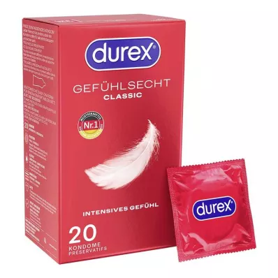 durex® Feel-Real Classic Condoms, 20 stk durex® Feel-Real Classic Condoms, 20 stk