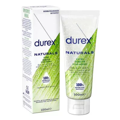 DUREX naturals smøremiddelgel ekstra sensitiv, 100 ml