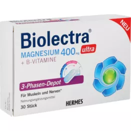BIOLECTRA Magnesium 400 mg ultra 3-fase depot, 30 stk