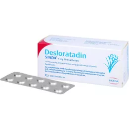 DESLORATADIN STADA 5 mg filmdrasjerte tabletter, 100 stk