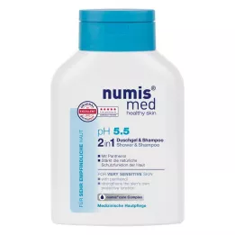 NUMIS med pH 5,5 2-i-1 dusjgel & Sjampo, 200 ml