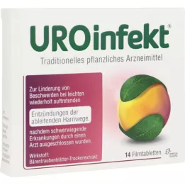 UROINFEKT 864 mg filmdrasjerte tabletter, 14 stk