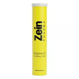 VITAMIN C 1000 mg+Zink brusetabletter, 20 stk
