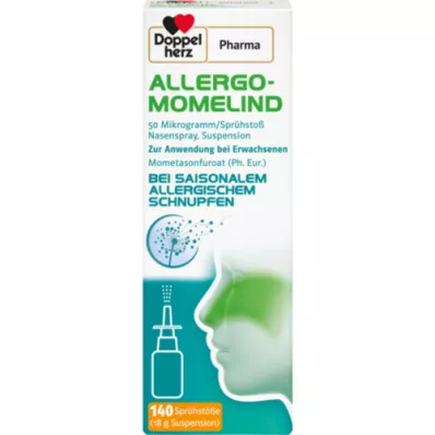 ALLERGO-MOMELIND Dobbelt h.50 μg/Spr.st. 140Spr.st., 18 g