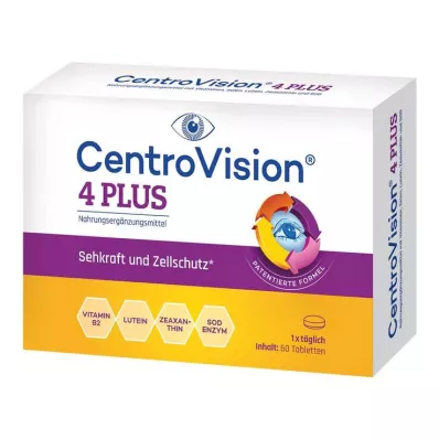 CENTROVISION 4 PLUS tabletter, 60 stk CENTROVISION 4 PLUS tabletter, 60 stk