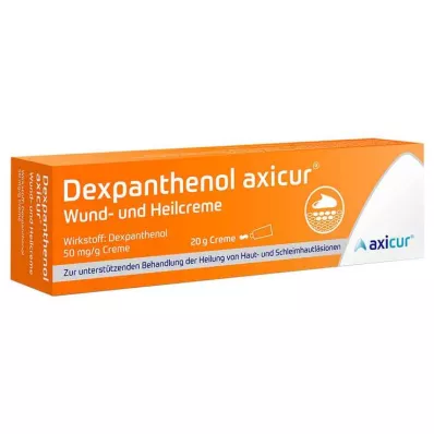 Dexpanthenol axicur® sår- og helbredende krem, 20 g Dexpanthenol axicur® sår- og helbredende krem, 20 g