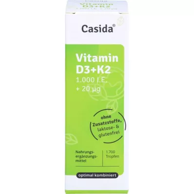 VITAMIN D3 K2 dråper, 50 ml