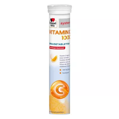 DOPPELHERZ C-vitamin 1000 system brusetabletter, 40 stk