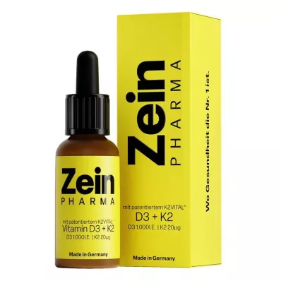 Vitamin D3 + K2 MK-7 dråper i høy dosering, 25 ml