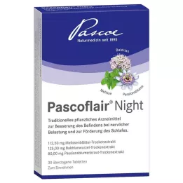 PASCOFLAIR Nattbelagte tabletter, 30 stk