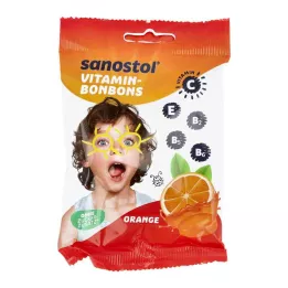 SANOSTOL Vitaminkjeks appelsin, 75 g