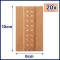 HANSAPLAST Klassisk gips 6 cmx2 m, 1 stk