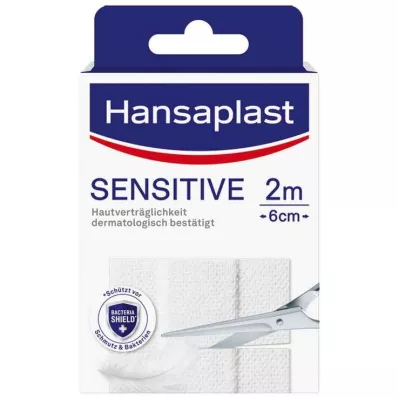 HANSAPLAST Sensitiv gips allergivennlig 6 cmx2 m, 1 stk HANSAPLAST Sensitiv gips allergivennlig 6 cmx2 m, 1 stk