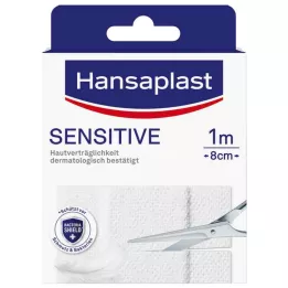 HANSAPLAST Sensitiv gips allergivennlig 8 cmx1 m, 1 stk