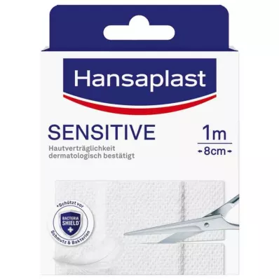 HANSAPLAST Sensitiv gips allergivennlig 8 cmx1 m, 1 stk