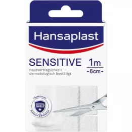 HANSAPLAST Sensitiv gips allergivennlig 6 cmx1 m, 1 stk